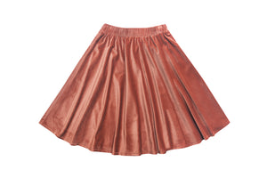 Mauve Ribbed Skirt