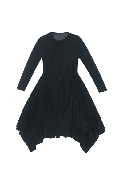 Velour Kerchief Dress #2136A FINAL SALE