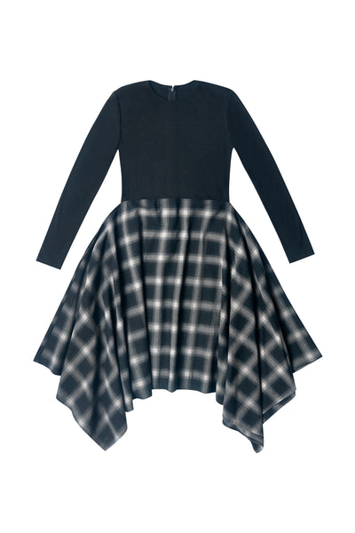 Plaid Kerchief Dress #2136C FINAL SALE
