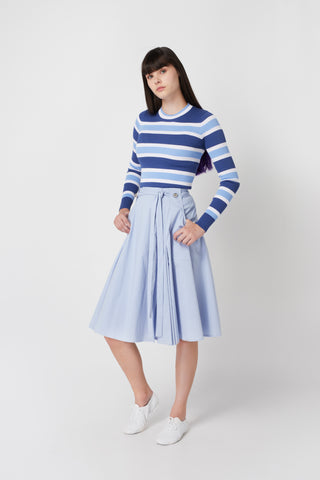Blue Striped Sweater #1678S FINAL SALE