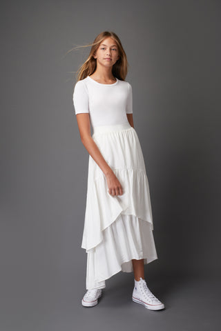 Off White Layered Skirt FINAL SALE