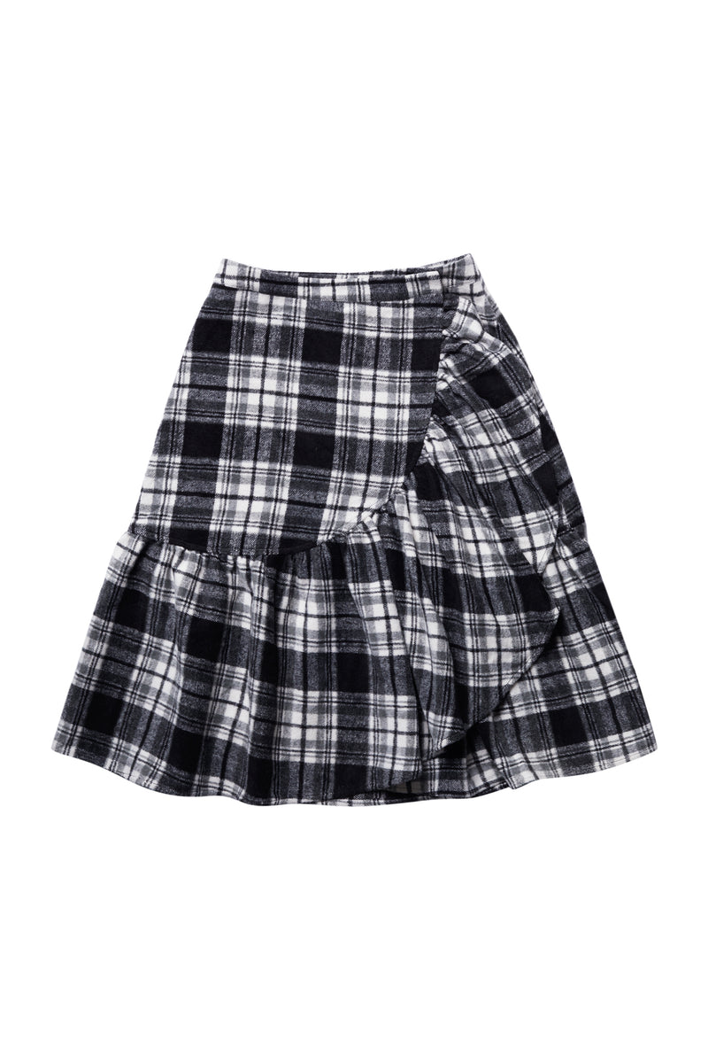 Ruffle Plaid Skirt FINAL SALE – Zaikamoya