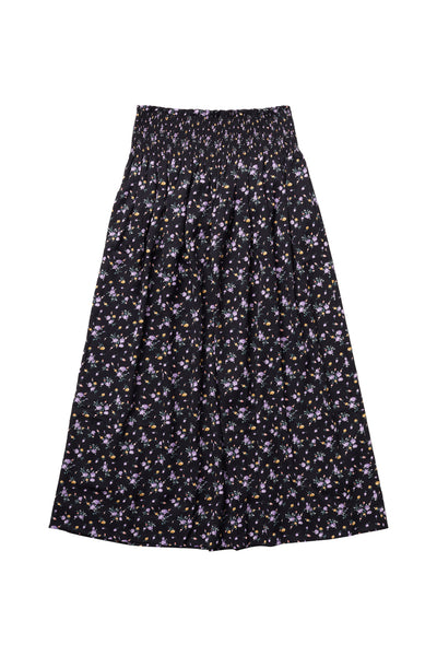 Emma Skirt in Flower Lilac Print #7930 FINAL SALE