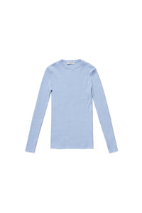 Blue Ribbed Sweater #1679NEOE FINAL SALE