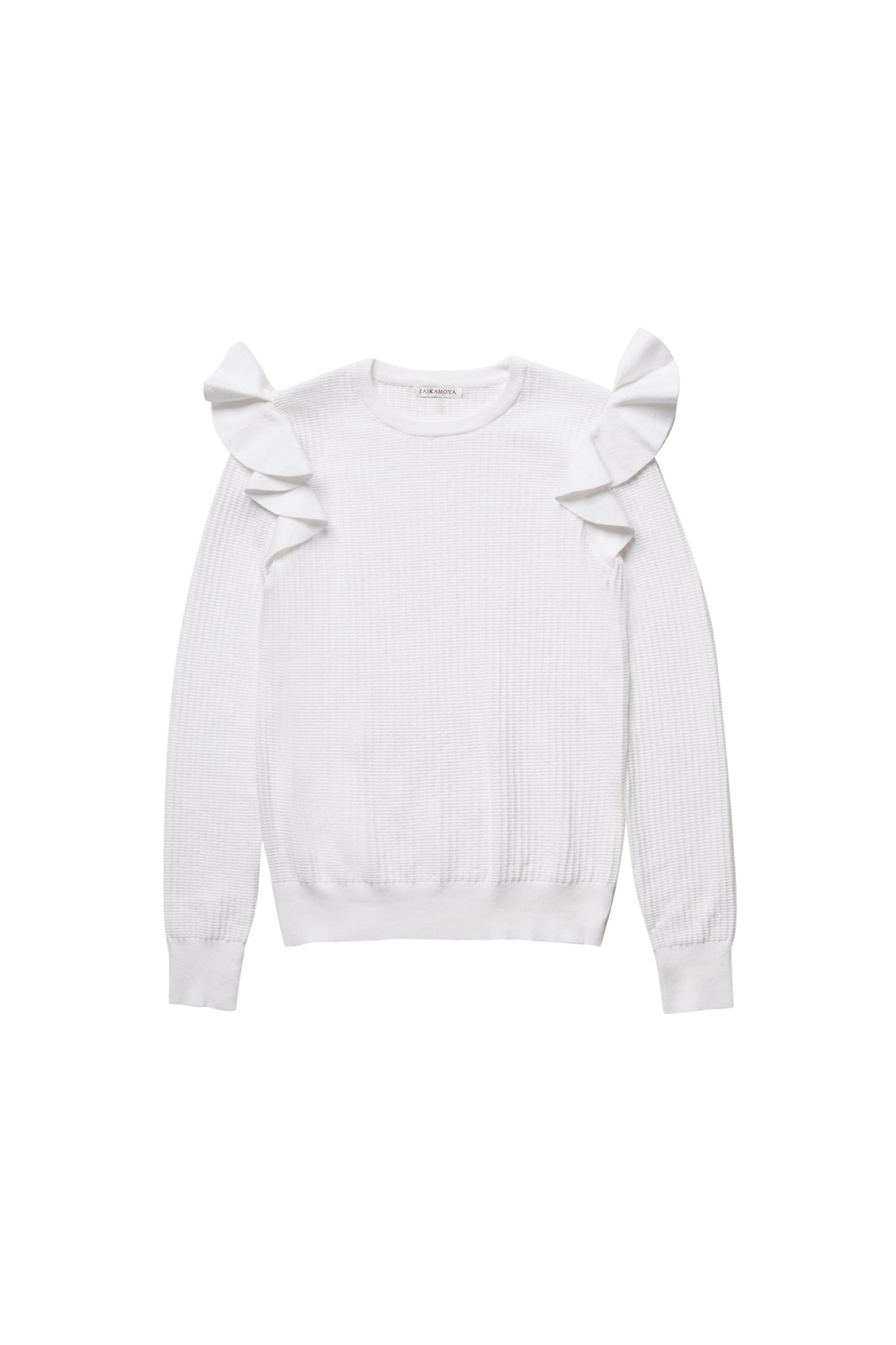 White Textured Sweater #1627W FINAL SALE