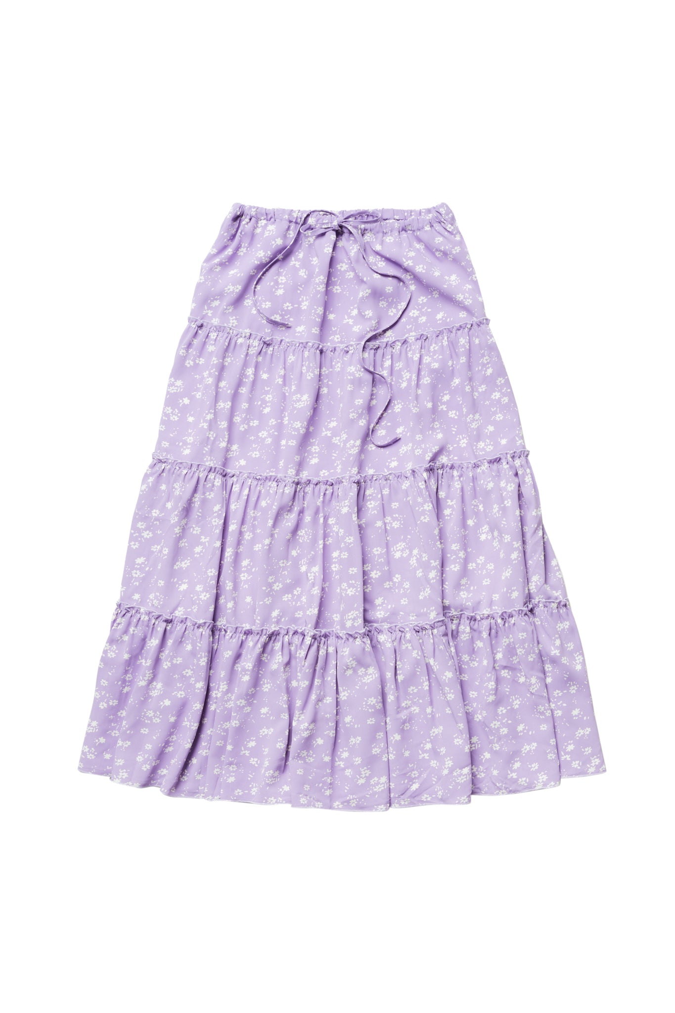 Olivia Skirt in Lilac Print #7933 FINAL SALE – Zaikamoya