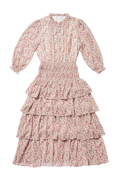 Miranda Dress Print on Pink #7923P FINAL SALE