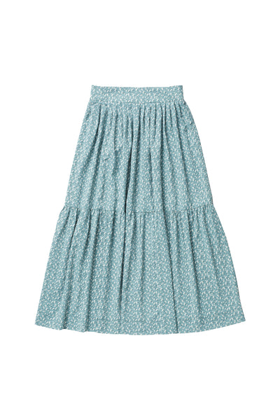 Isabella Skirt in Mint Print #7952 FINAL SALE