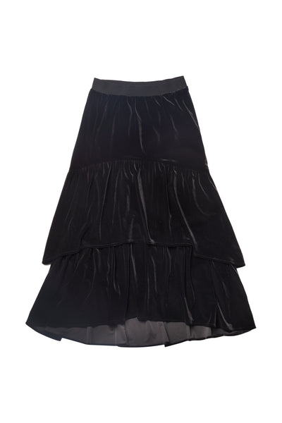 Velour Layered Skirt #1633LV FINAL SALE