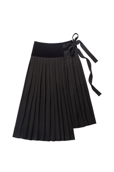 Pleated Tie Skirt