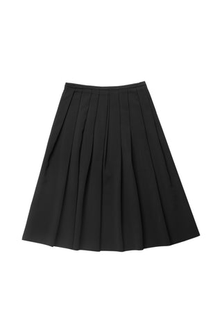 Pleated Black skirt 7133B FINAL SALE