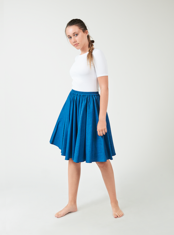 Denim Circle Skirt